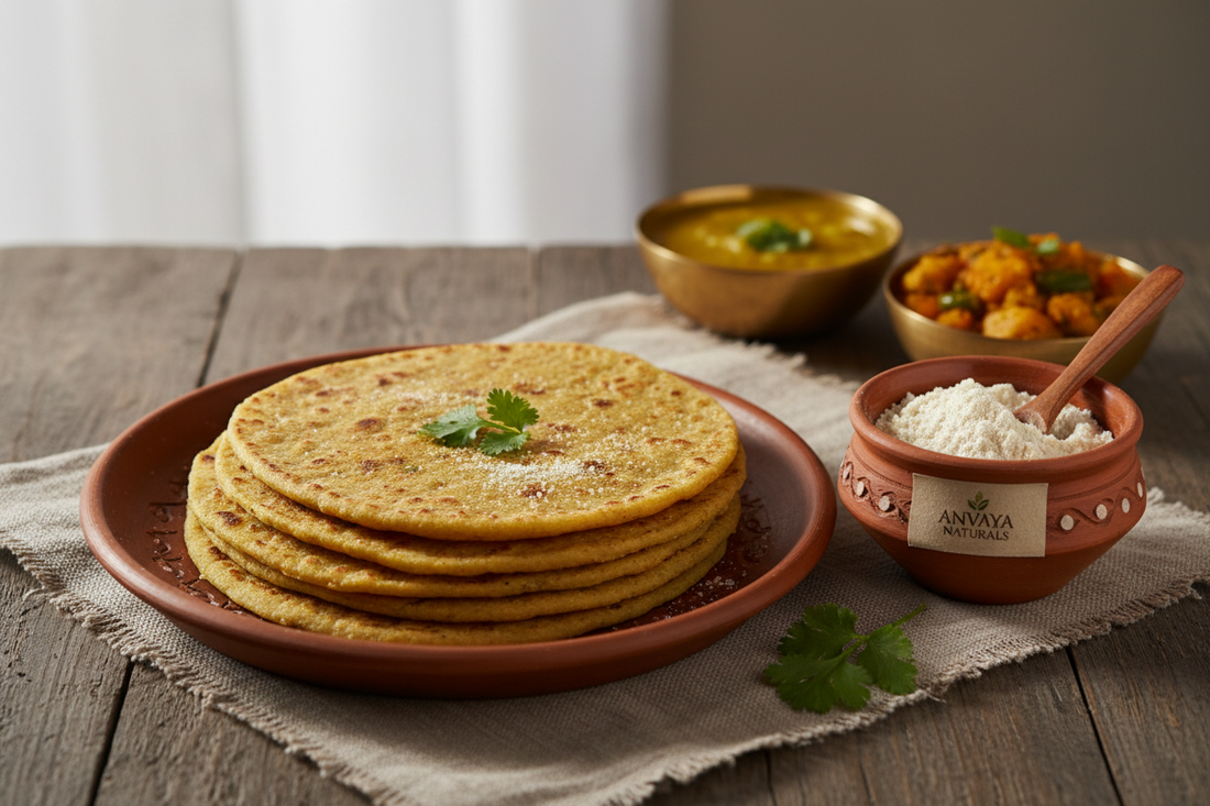 Raw Banana Powder Roti – Healthy, Gluten-Free & Delicious