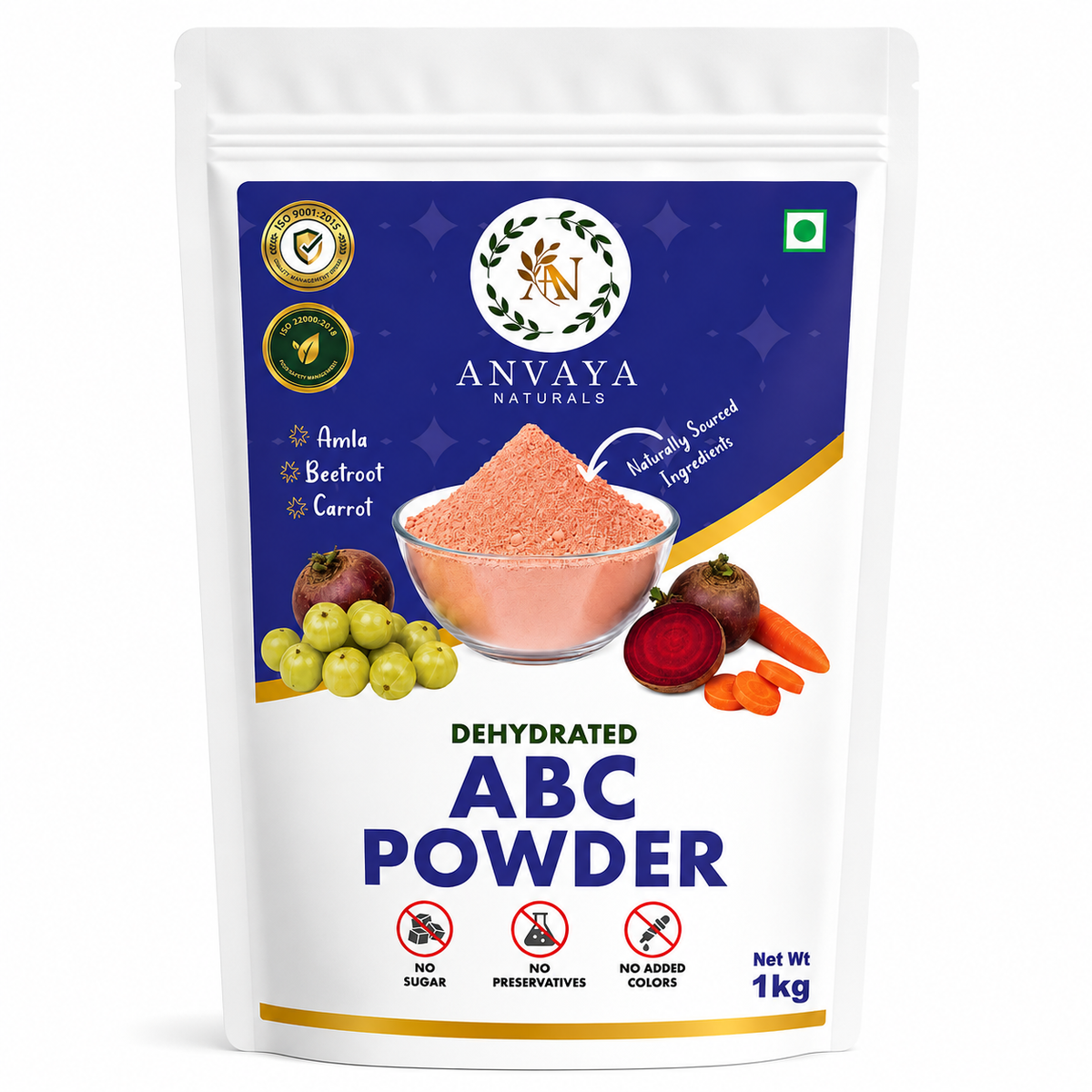 ABC Powder - Amla, Beetroot and Carrot