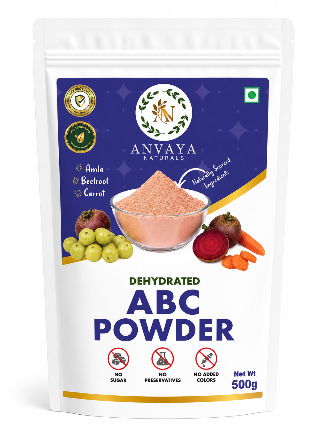 ABC Powder - Amla, Beetroot and Carrot