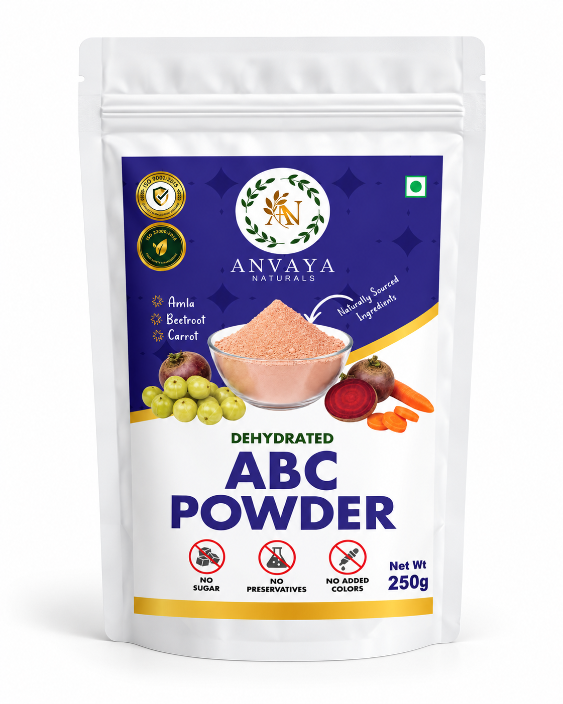 ABC Powder - Amla, Beetroot and Carrot