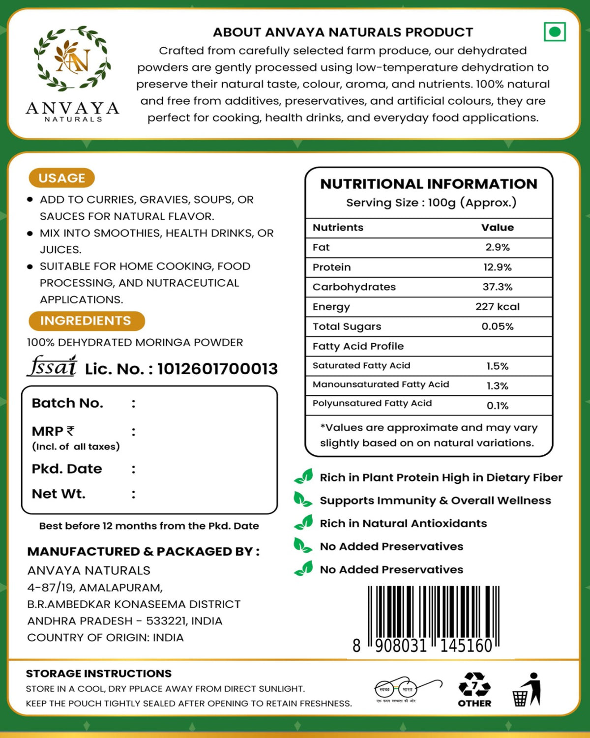 Moringa Powder