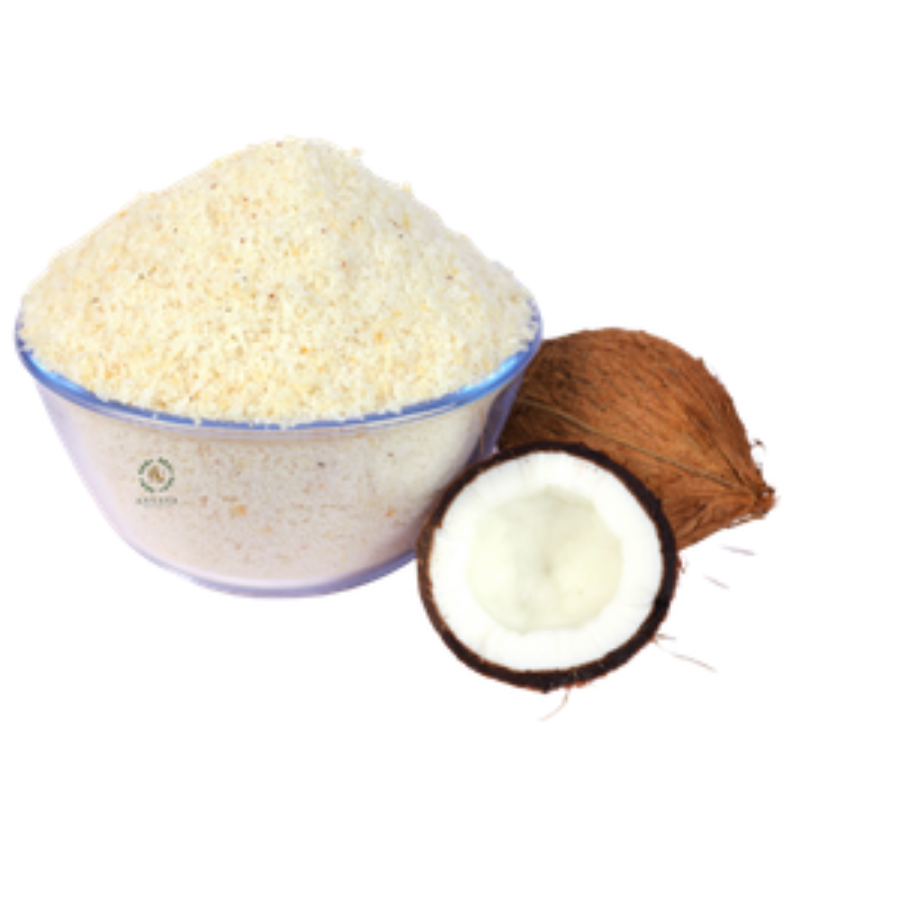 Desiccated coconut